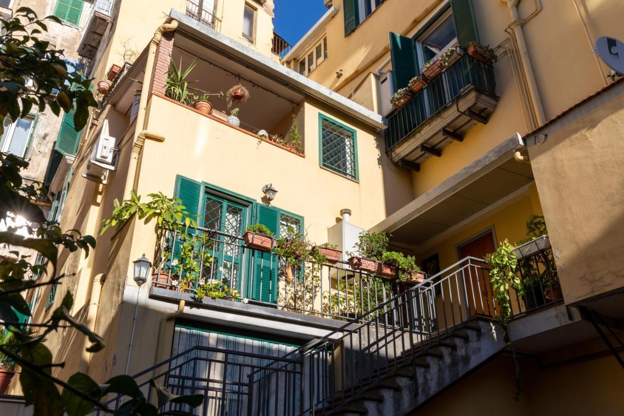 Colored House Until 7 People Above Sqplebiscito 那不勒斯 外观 照片