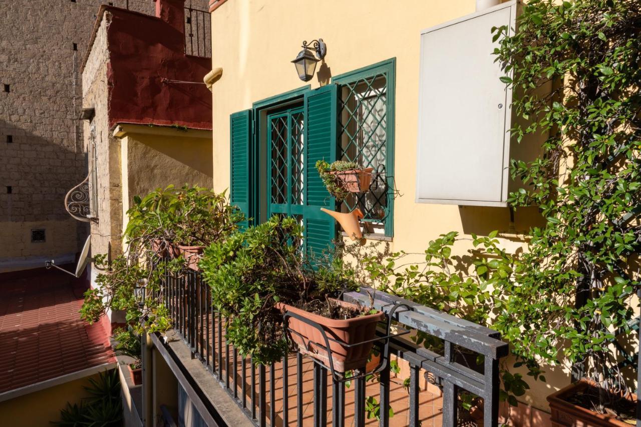 Colored House Until 7 People Above Sqplebiscito 那不勒斯 外观 照片